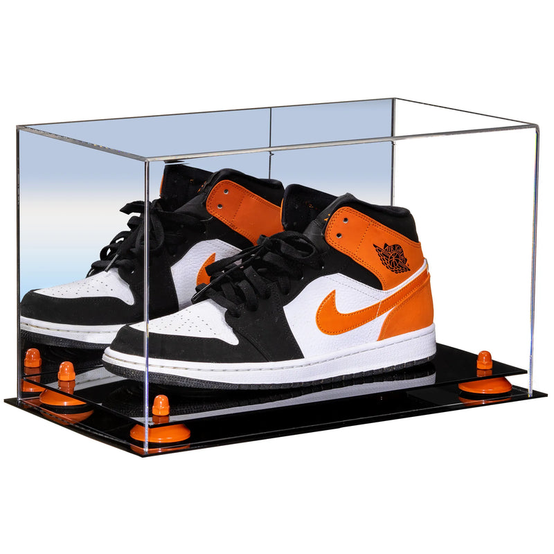 single shoe display case for football, soccer, basketball for sale on Better Display Cases