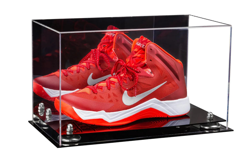 single shoe display case for football, soccer, basketball for sale on Better Display Cases