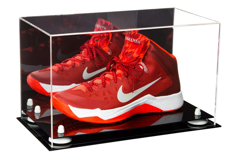 single shoe display case for football, soccer, basketball for sale on Better Display Cases