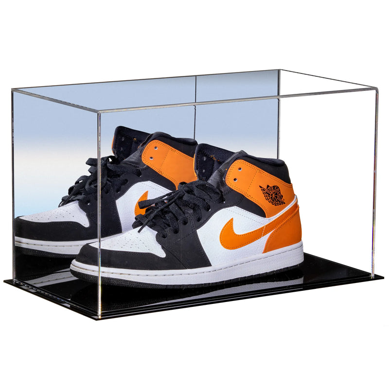 single shoe display case for football, soccer, basketball for sale on Better Display Cases