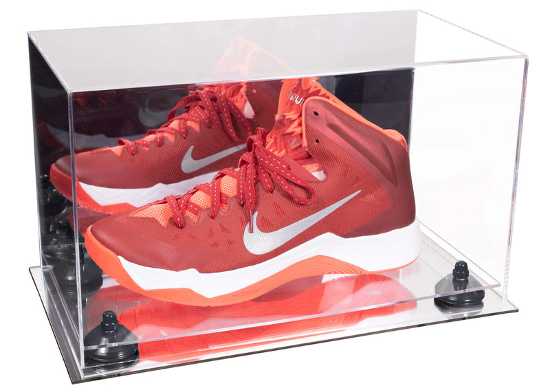 single shoe display case for football, soccer, basketball for sale on Better Display Cases