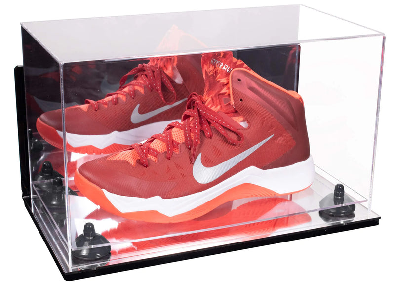 single shoe display case for football, soccer, basketball for sale on Better Display Cases