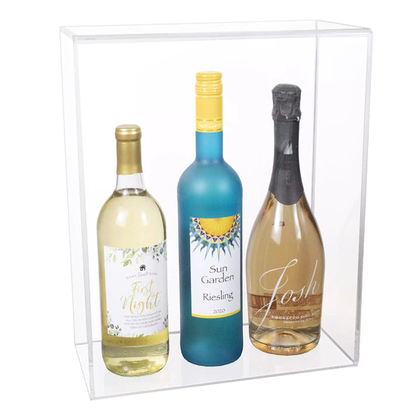 Wine bottle display case for sale on better display cases