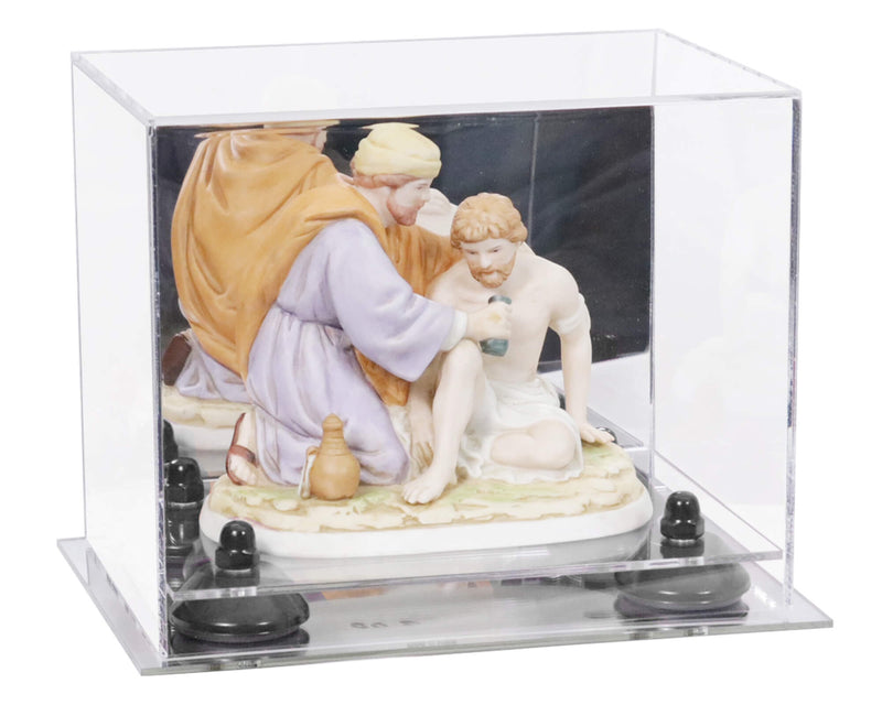 Versatile Acrylic Display Case 8.25 x 6 x 6.75 - Mirror No Wall Mounts (A003/V45)