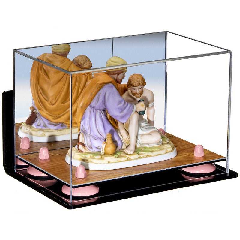 Versatile Acrylic Display Case 9.5 x 6 x 6.5 - Mirror Wall Mounts  (V43/A005)