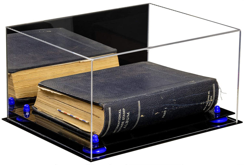 Book Display Case with Risers 15.25 X 12 X 8 - Mirror (A026/V12)