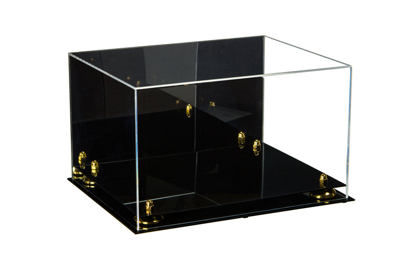 Versatile Deluxe Acrylic Display Case - Large Rectangle Box with Risers and Mirror 15" x 12" x 9" (A082), Display Case, Better Display Cases, Better Display Cases - Better Display Cases