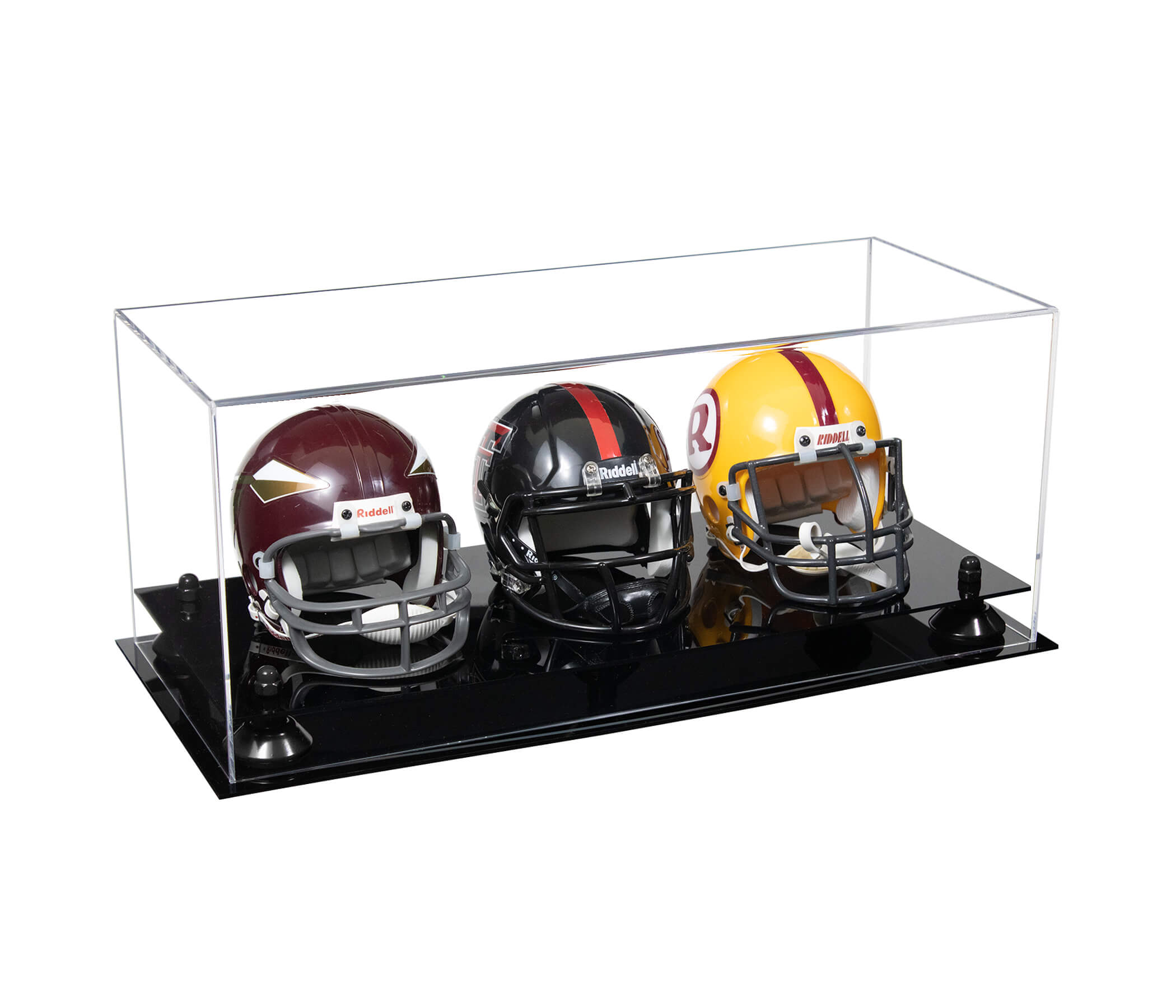 Wall Mounted Football Helmet Glass Display Case