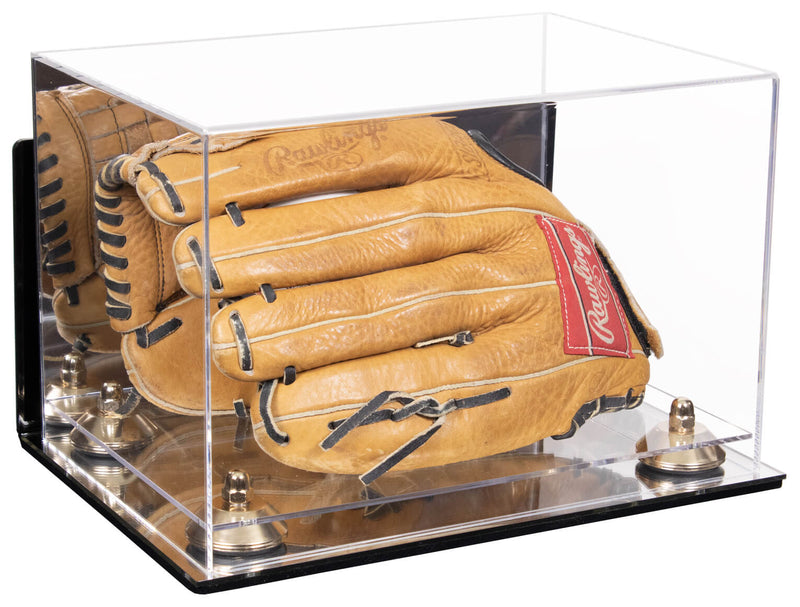 Acrylic Baseball Glove Display Case - Mirror Wall Mounts ((A018/V40))